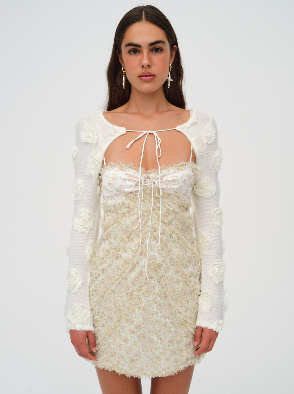 Chania Mini Dress Yellow - For Love & Lemons