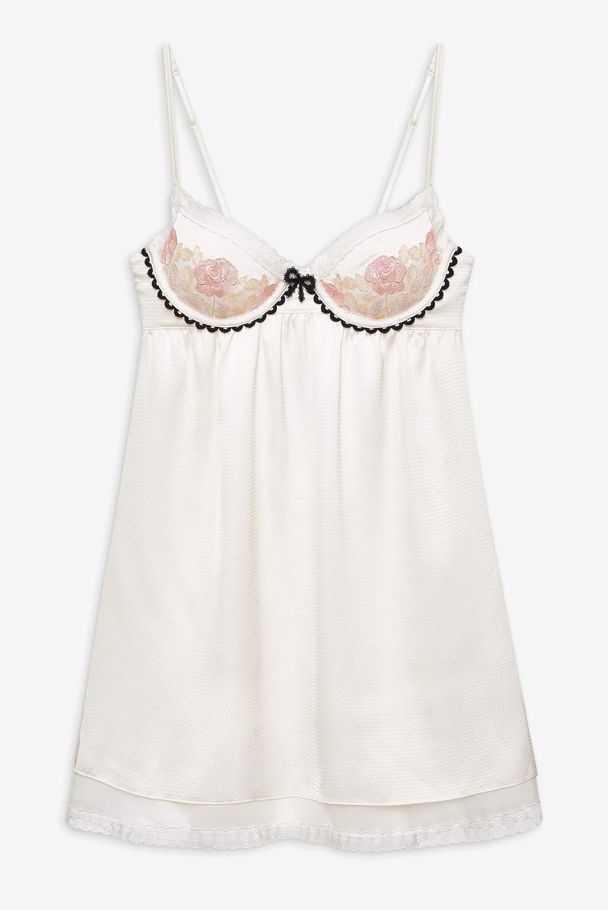 Evie Floral Slip Dress Cream - For Love & Lemons