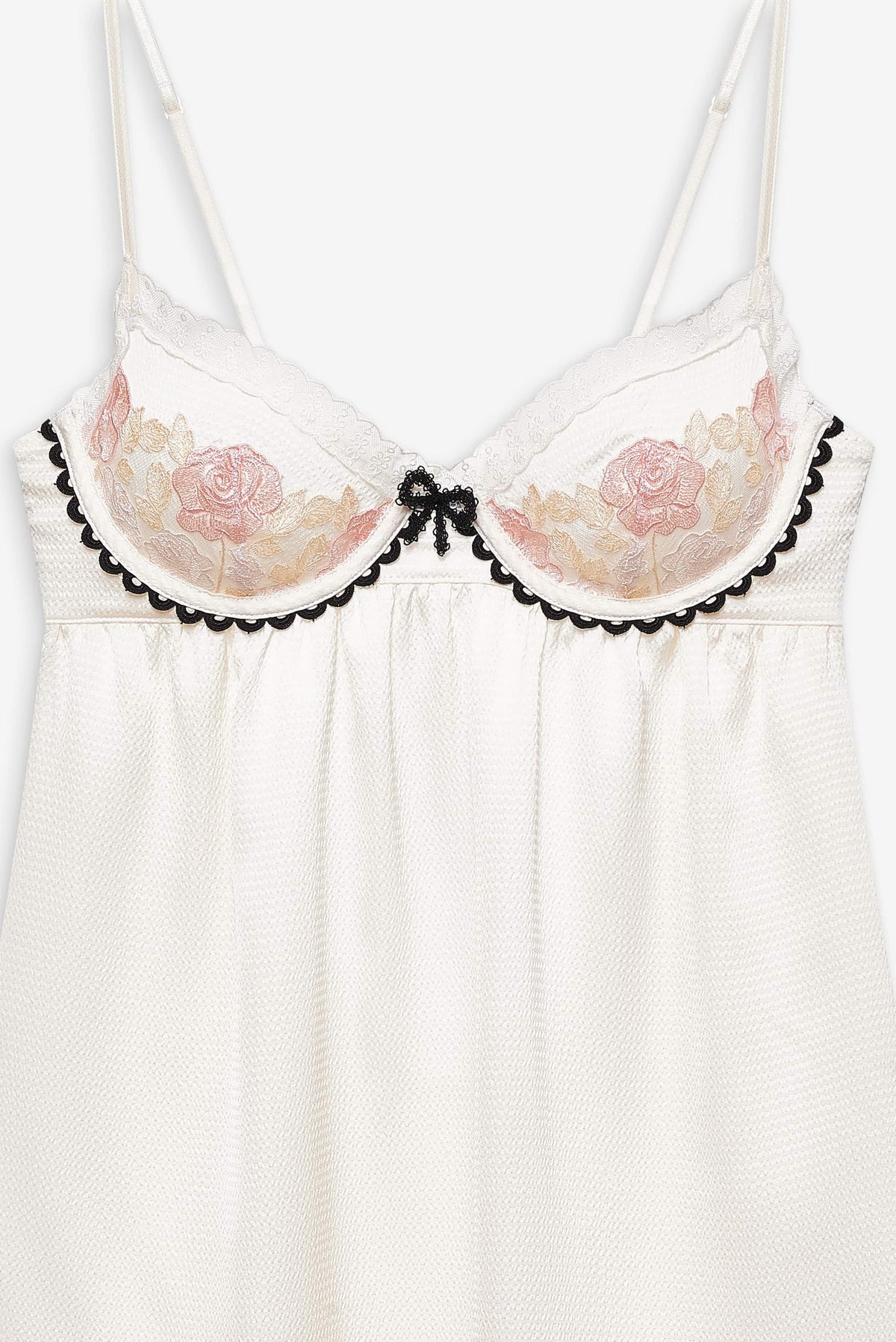 Evie Floral Slip Dress Cream - For Love & Lemons