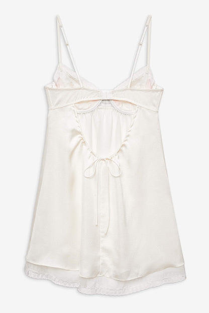 Evie Floral Slip Dress Cream - For Love & Lemons