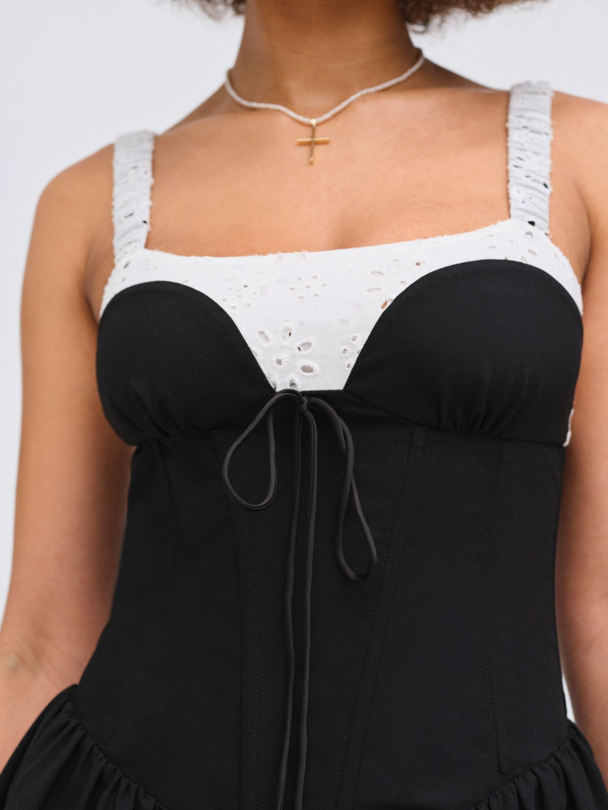 Minette Mini Dress Black - For Love & Lemons