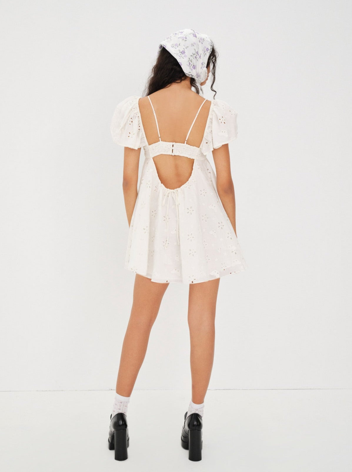 Weston Mini Dress White - For Love & Lemons