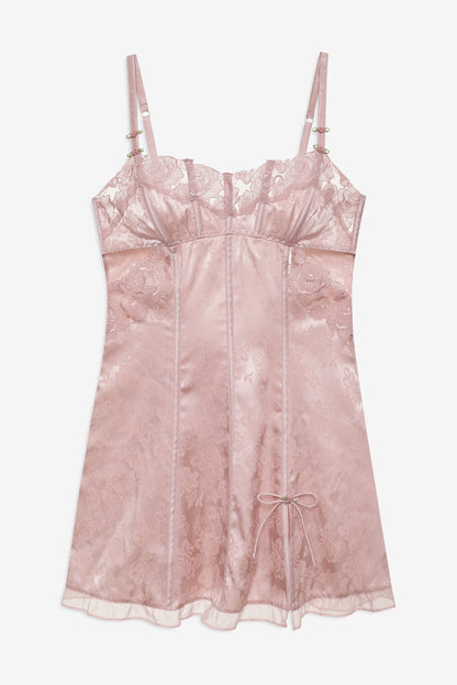 Blissful Blooms Slip Dress Pink - For Love & Lemons