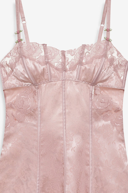 Blissful Blooms Slip Dress Pink - For Love & Lemons