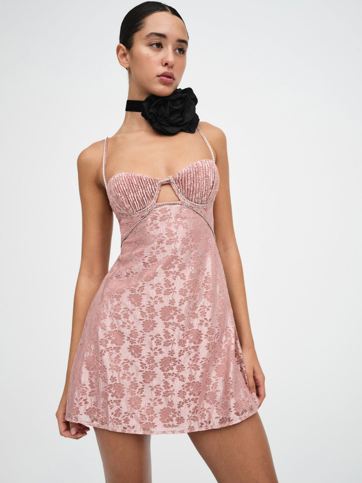 Shai Mini Dress Pink - For Love & Lemons