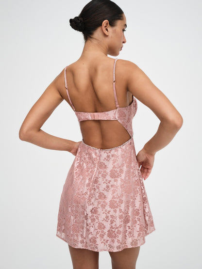 Shai Mini Dress Pink - For Love & Lemons