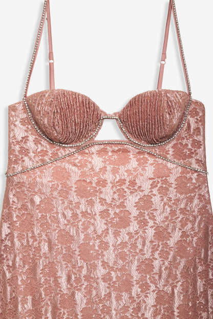 Shai Mini Dress Pink - For Love & Lemons