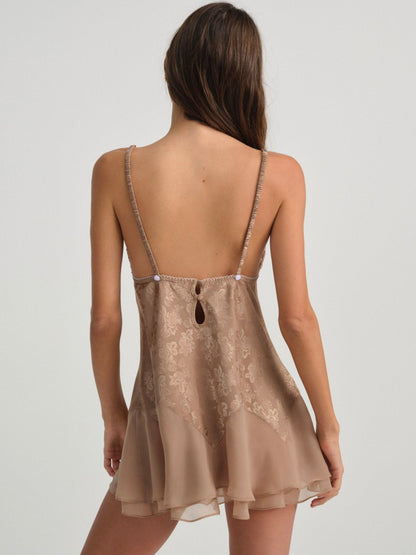 Holly Slip Dress Chocolate - For Love & Lemons