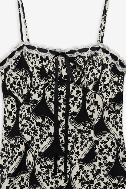 Claire Mini Dress Black - For Love & Lemons