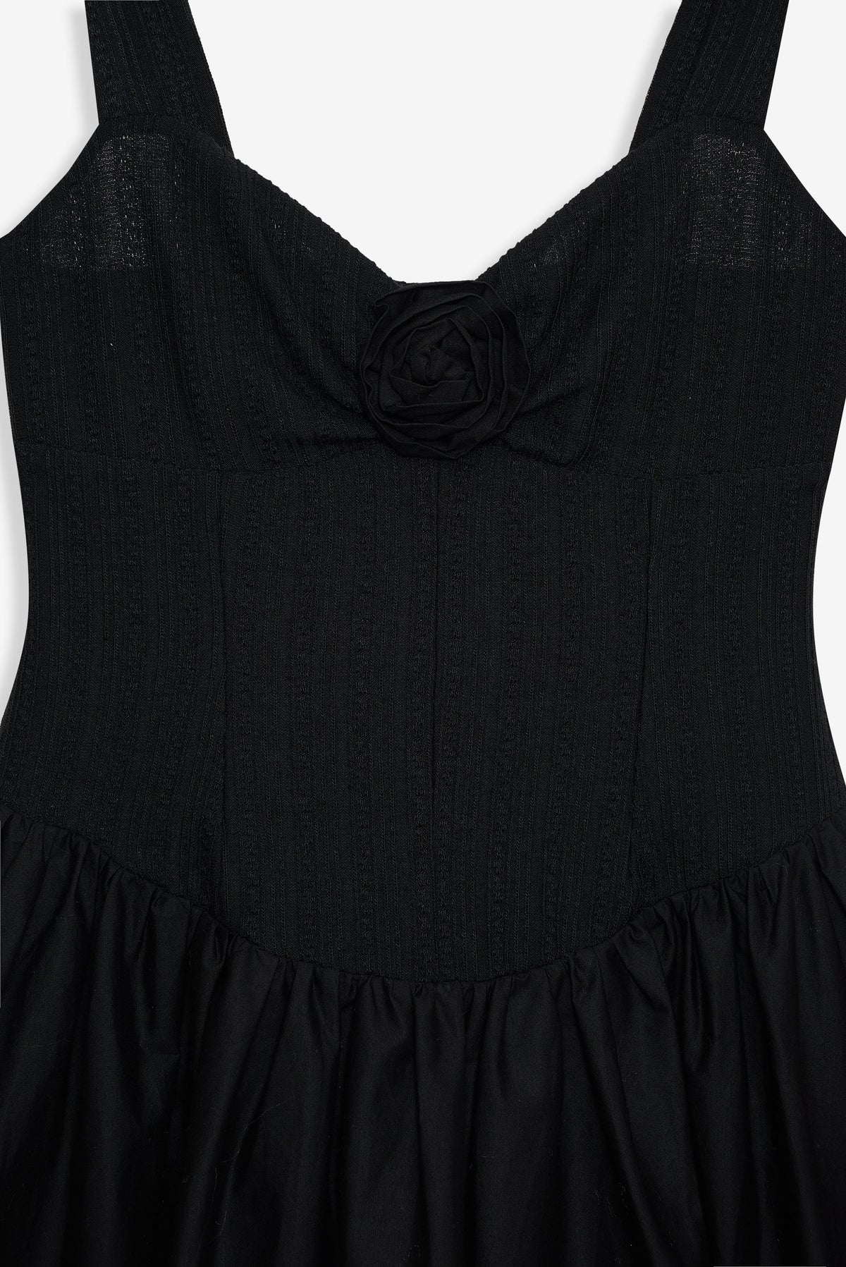 Billie Pointelle Midi Dress Black - For Love & Lemons