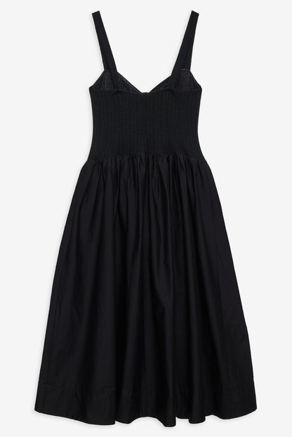 Billie Pointelle Midi Dress Black - For Love & Lemons