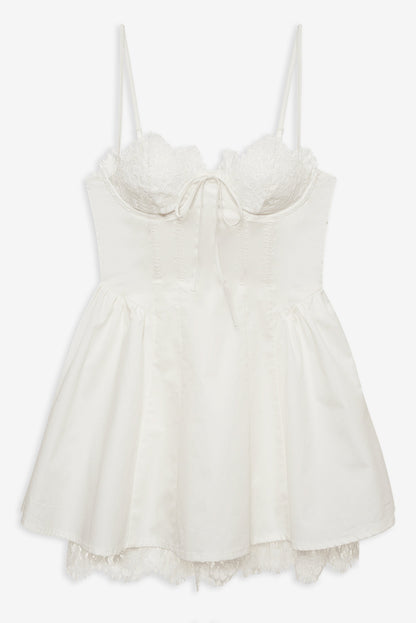 Shae Mini Dress White - For Love & Lemons