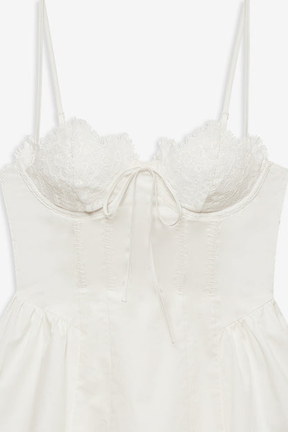 Shae Mini Dress White - For Love & Lemons