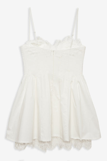 Shae Mini Dress White - For Love & Lemons