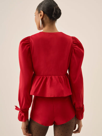 Lucia Top Red - For Love & Lemons