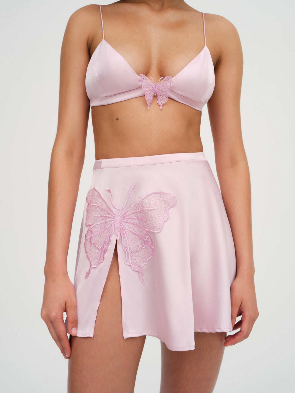 Truette Bralette Top Pink - For Love & Lemons