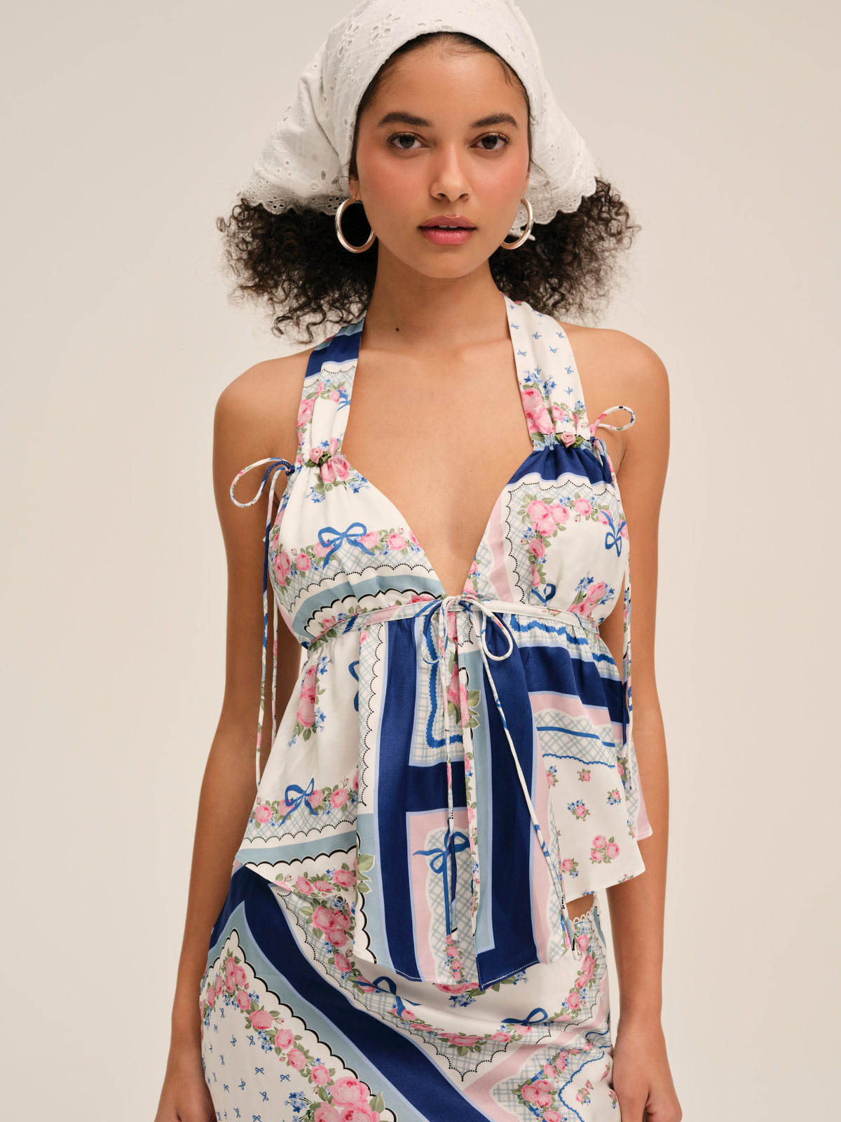 Cassandra Top Blue - For Love & Lemons