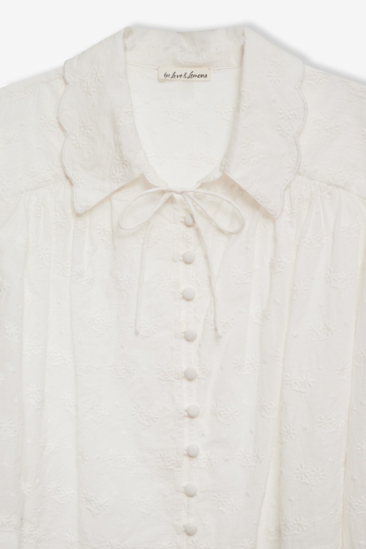 Edie Eyelet Top White - For Love & Lemons