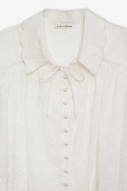 Edie Eyelet Top White - For Love & Lemons