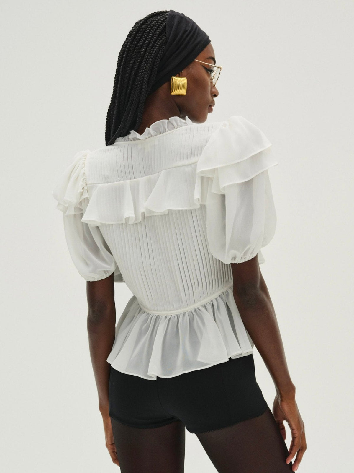 Contessa Blouse Cream - For Love & Lemons