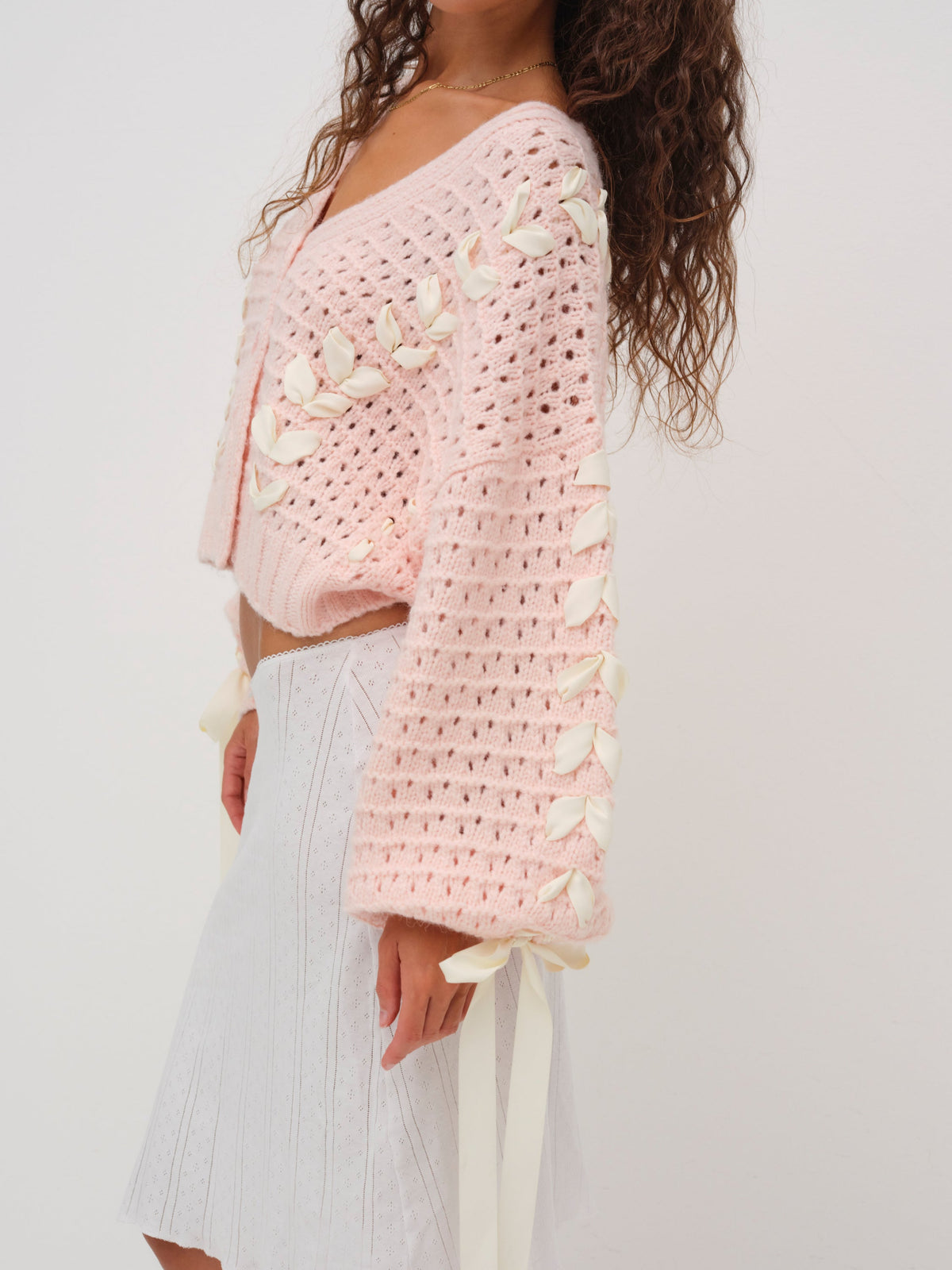 Laurel Oversized Cardigan Pink - For Love & Lemons