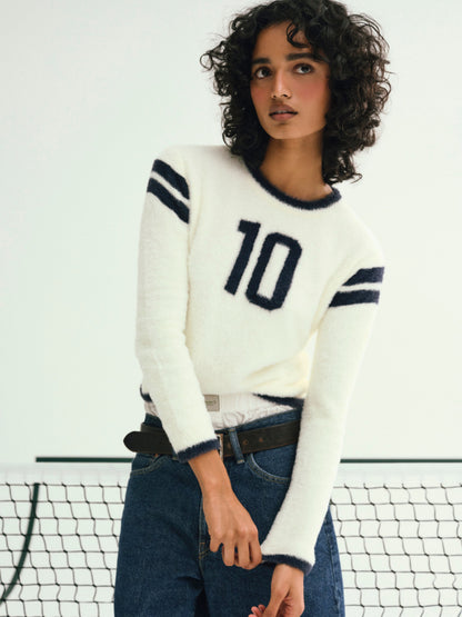 Founded in '10 Sweater Navy - For Love & Lemons