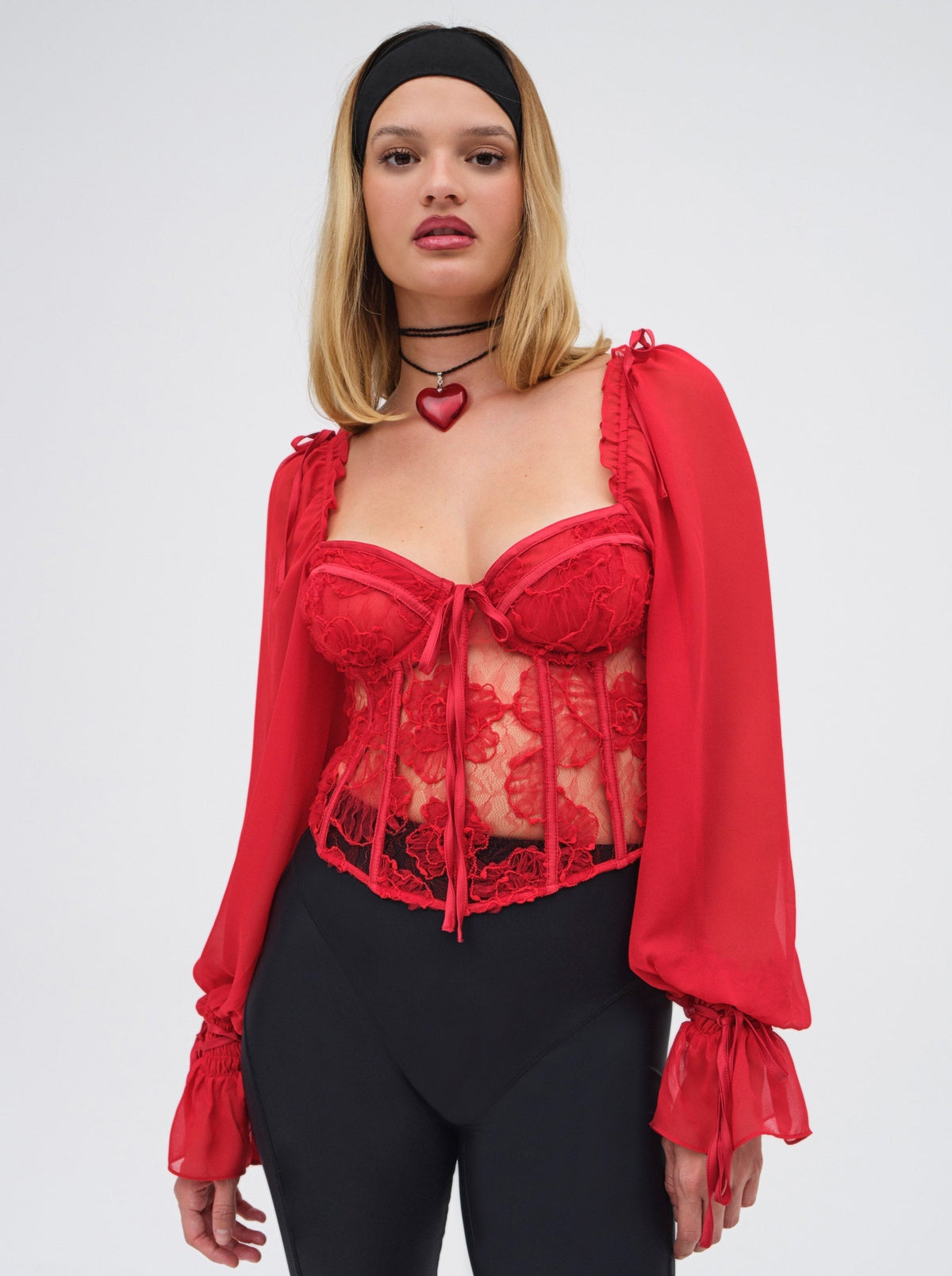 Sade Top Red - For Love & Lemons