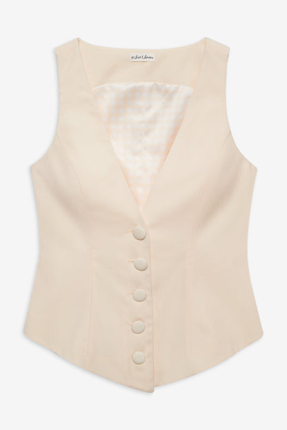 Elanah Vest Yellow - For Love & Lemons