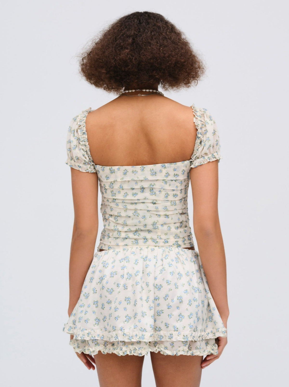 Chateau Top Blue - For Love & Lemons