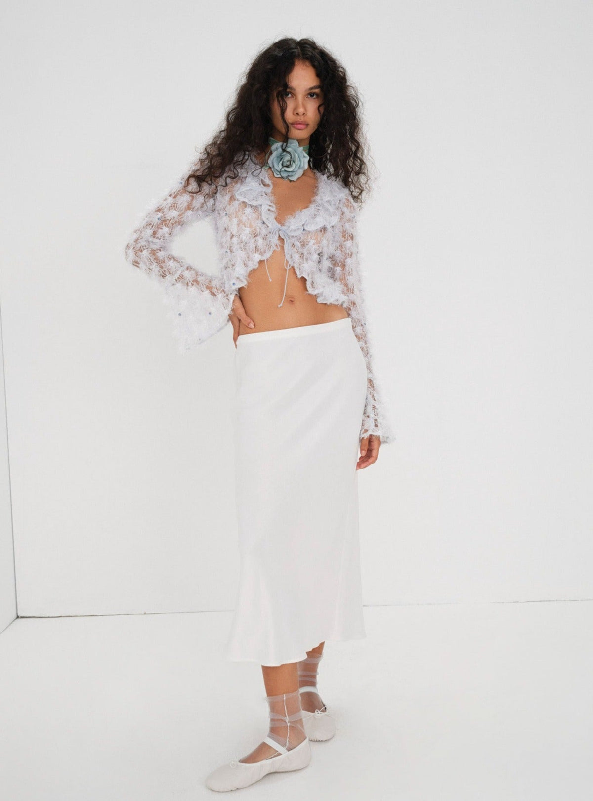 Moira Top Blue - For Love & Lemons