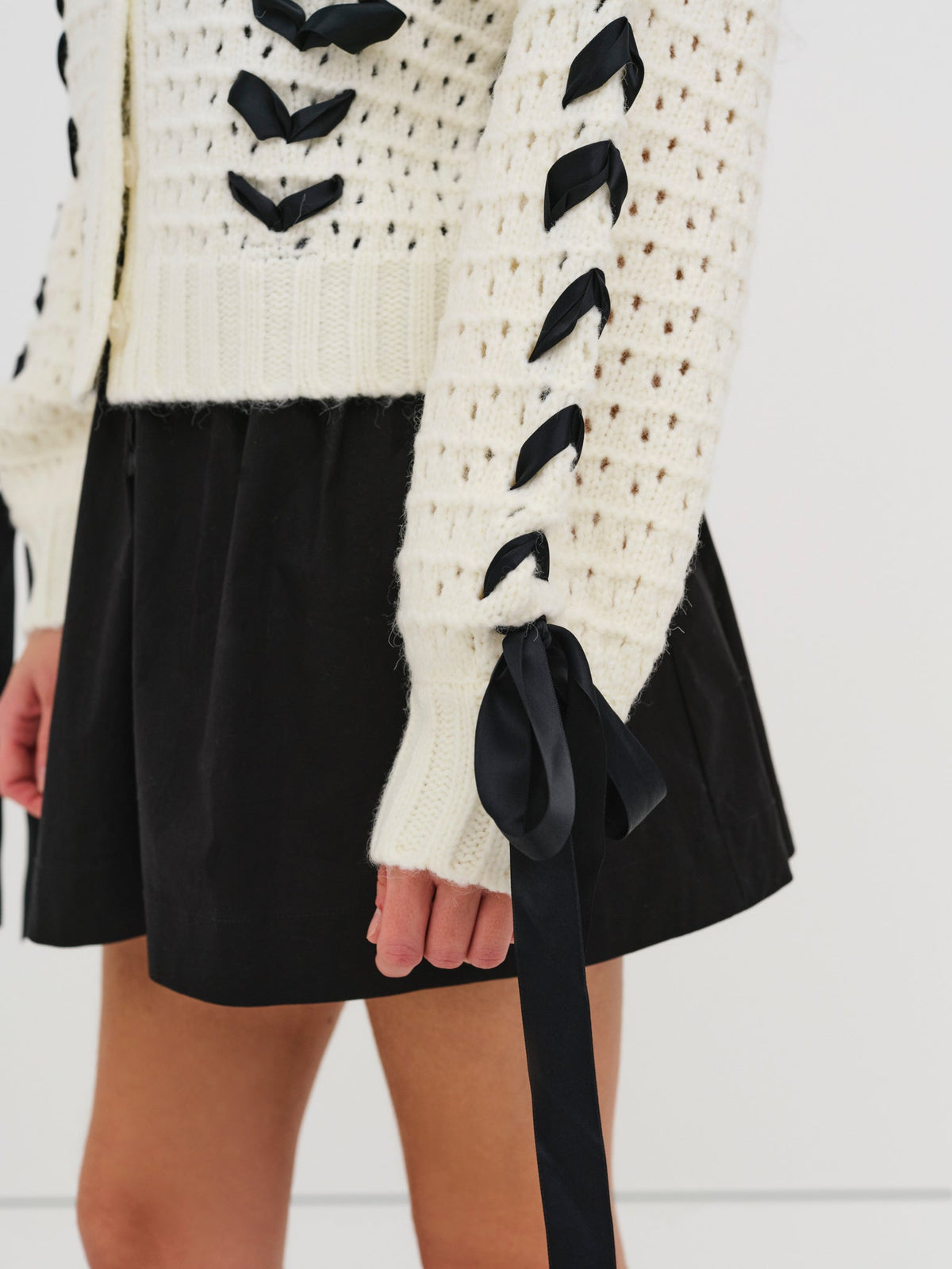 Laurel Oversized Cardigan Black - For Love & Lemons