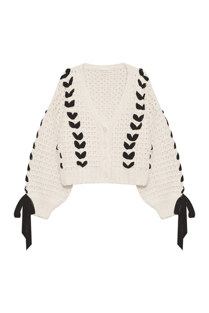 Laurel Oversized Cardigan Black - For Love & Lemons