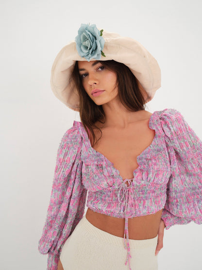 Saylor Blouse Pink - For Love & Lemons