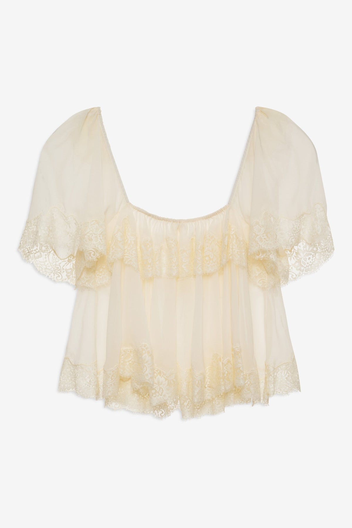 Juniper Top Vintage Cream - For Love & Lemons