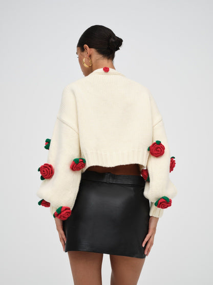 Ellie Cardigan White - For Love & Lemons