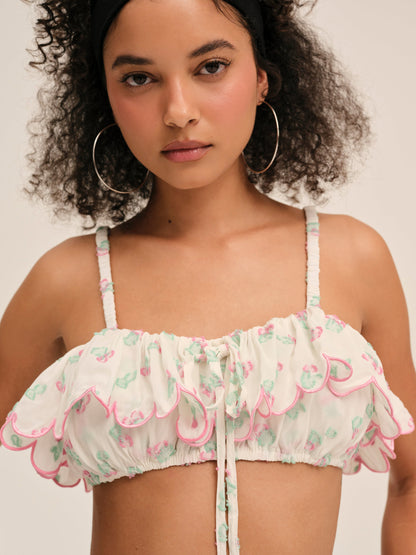 Gidget Top White - For Love & Lemons