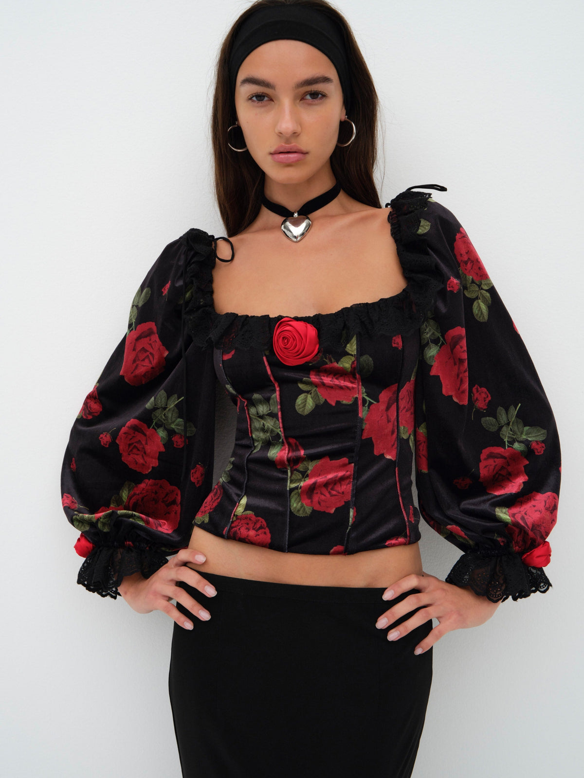 Yara Top Black - For Love & Lemons