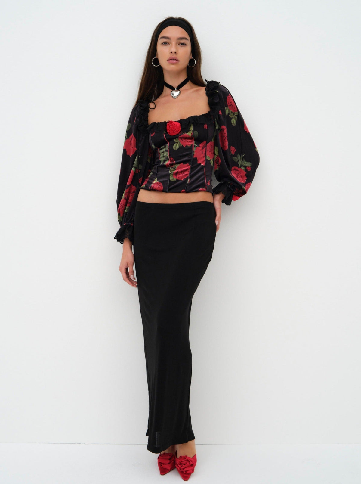 Yara Top Black - For Love & Lemons