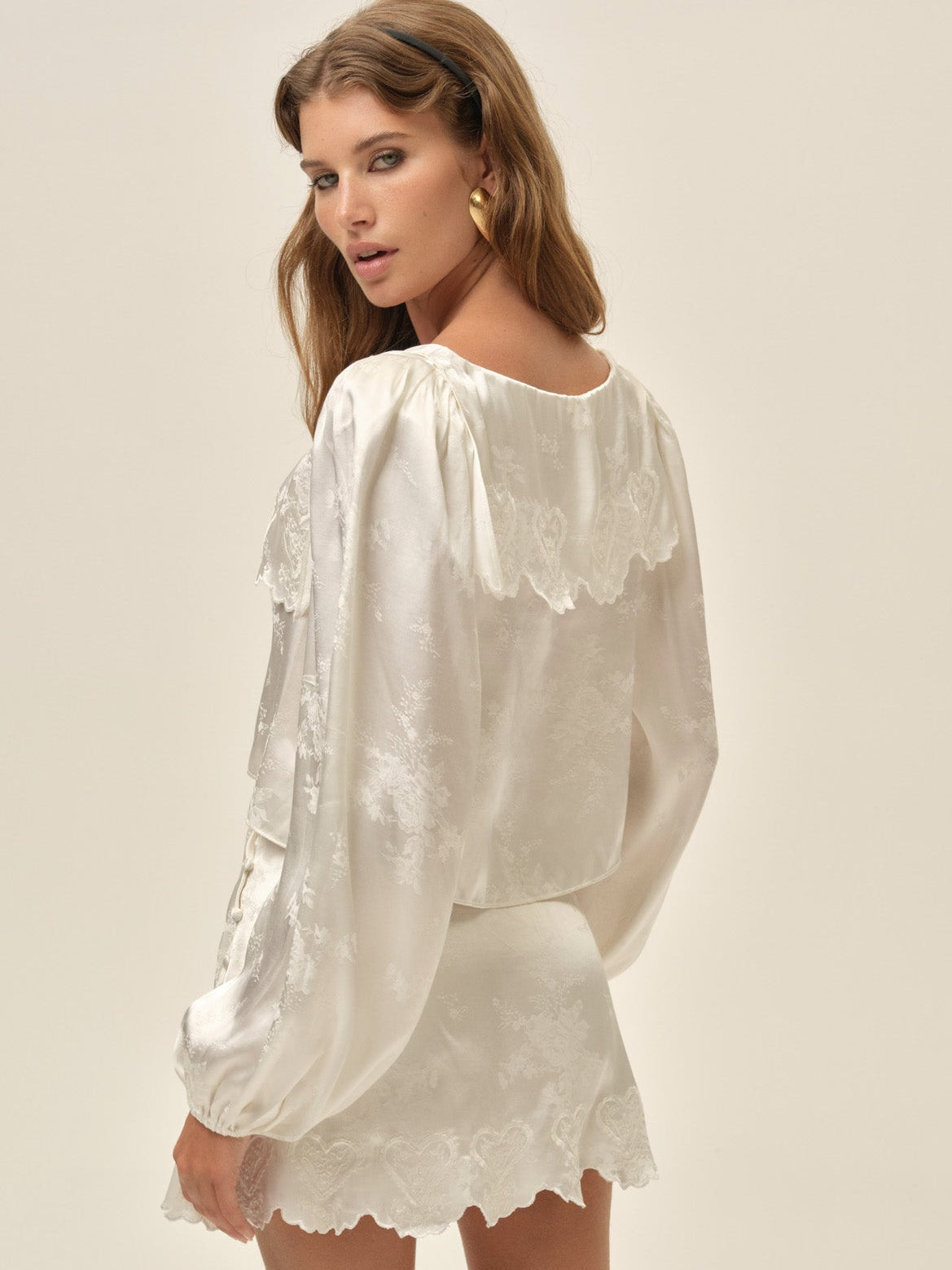 Locked Hearts Top White - For Love & Lemons