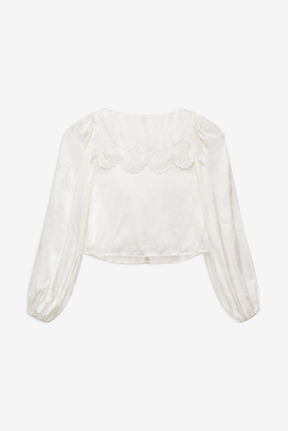 Locked Hearts Top White - For Love & Lemons