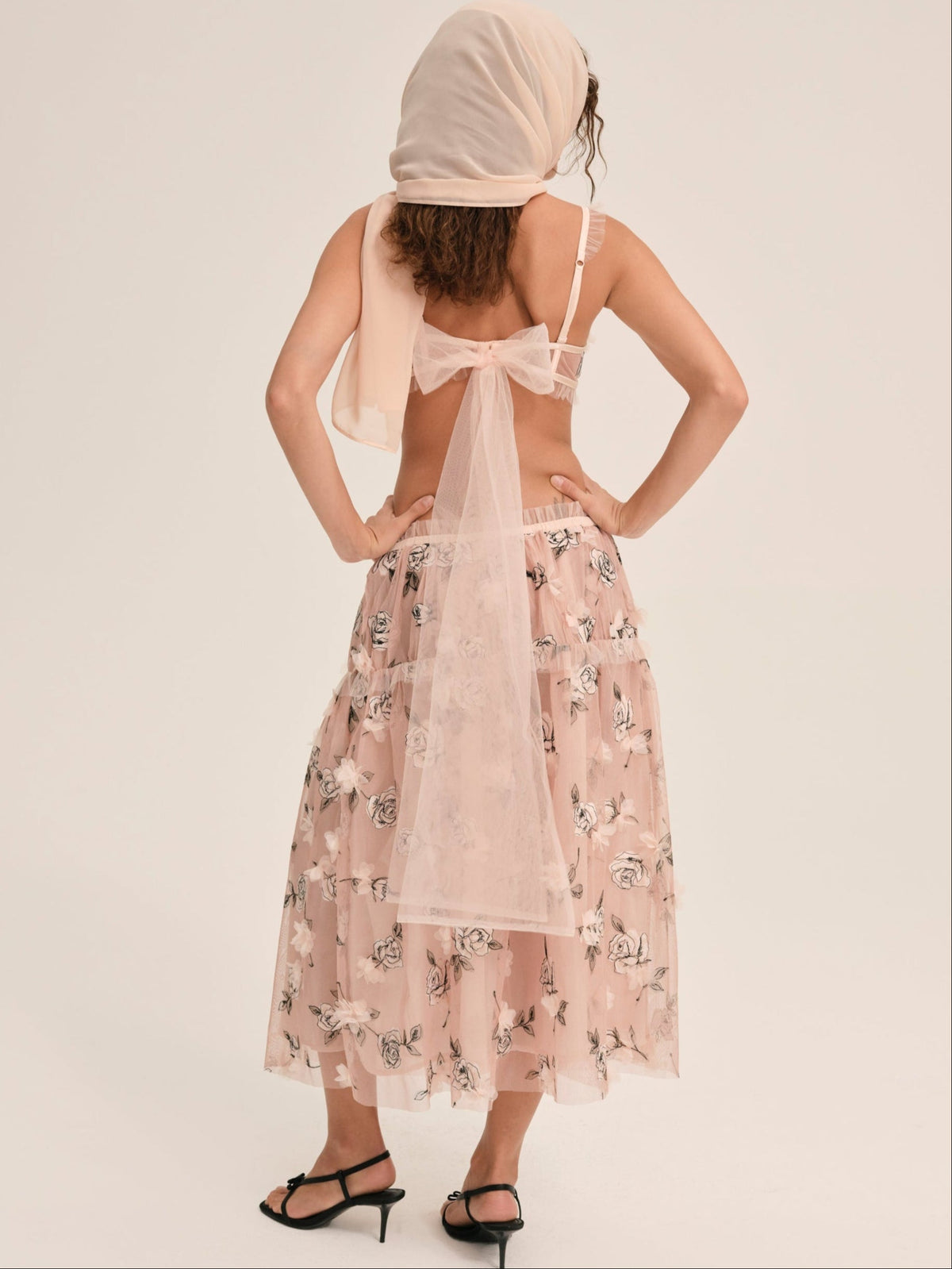 Blushing Rose Bra Top Blush - For Love & Lemons