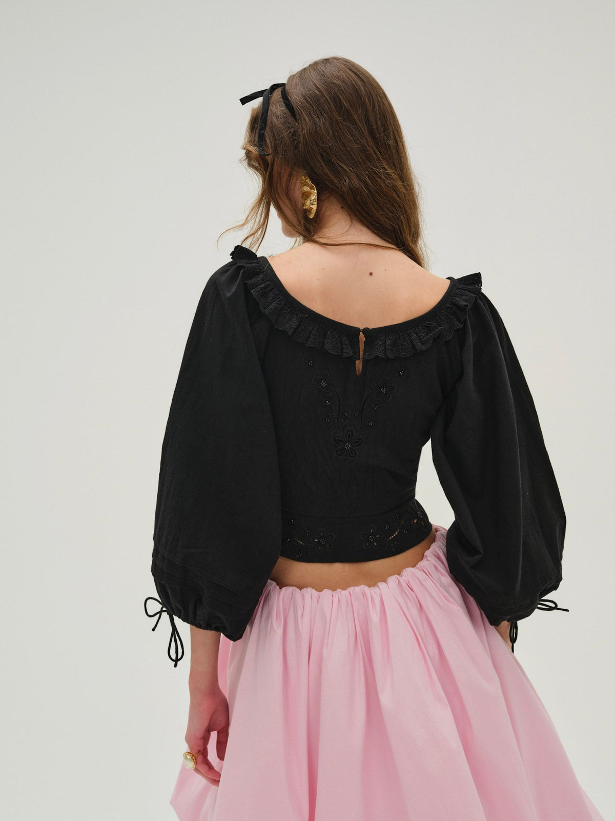 Harlow Top Black - For Love & Lemons