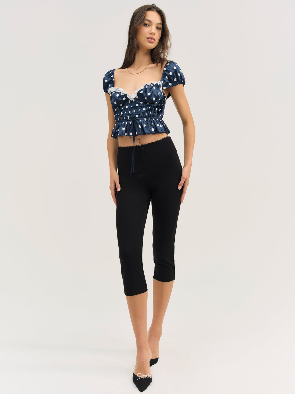 Holland Top Navy - For Love & Lemons