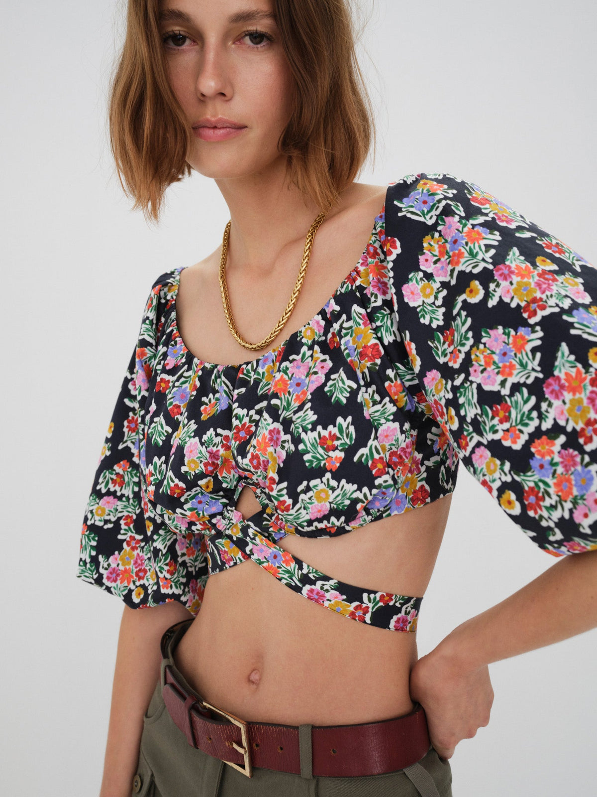 Tate Crop Top Multi - For Love & Lemons
