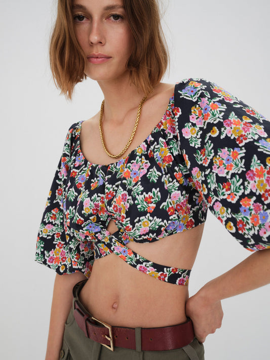 Tate Crop Top Multi - For Love & Lemons