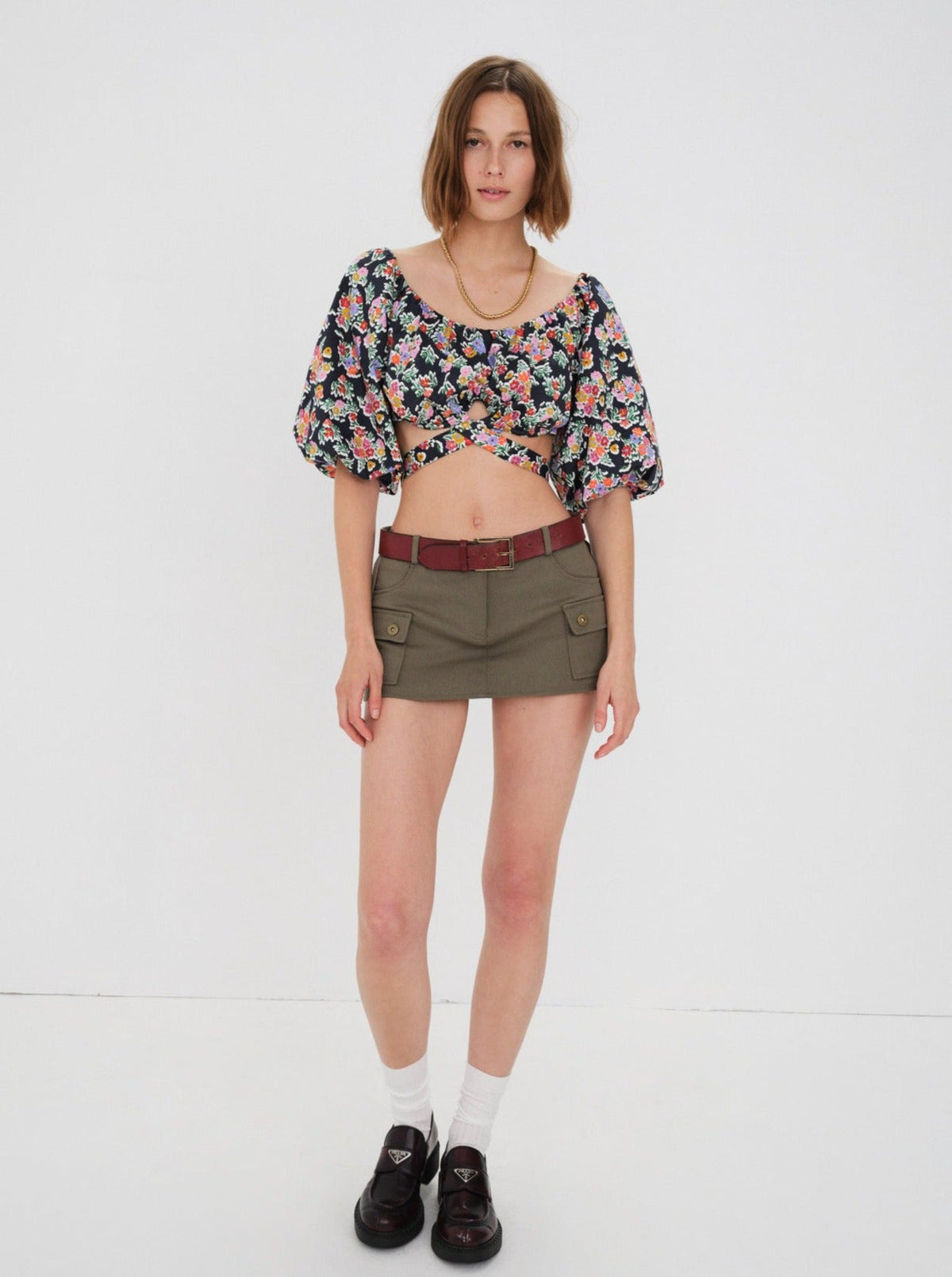 Tate Crop Top Multi - For Love & Lemons