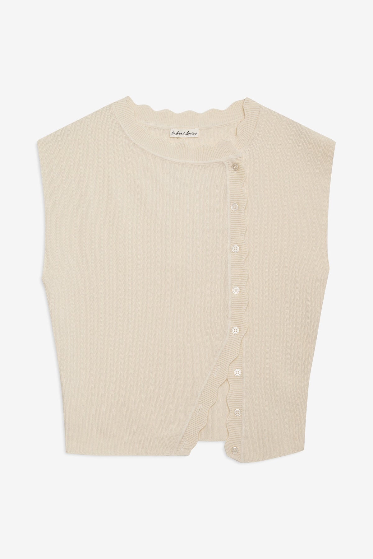 Naomi Knit Top Cream - For Love & Lemons