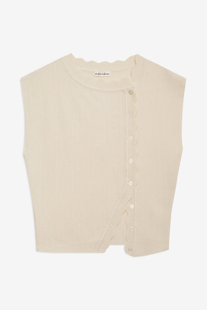 Naomi Knit Top Cream - For Love & Lemons