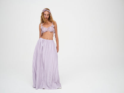 Kamala Bra Top Purple - For Love & Lemons