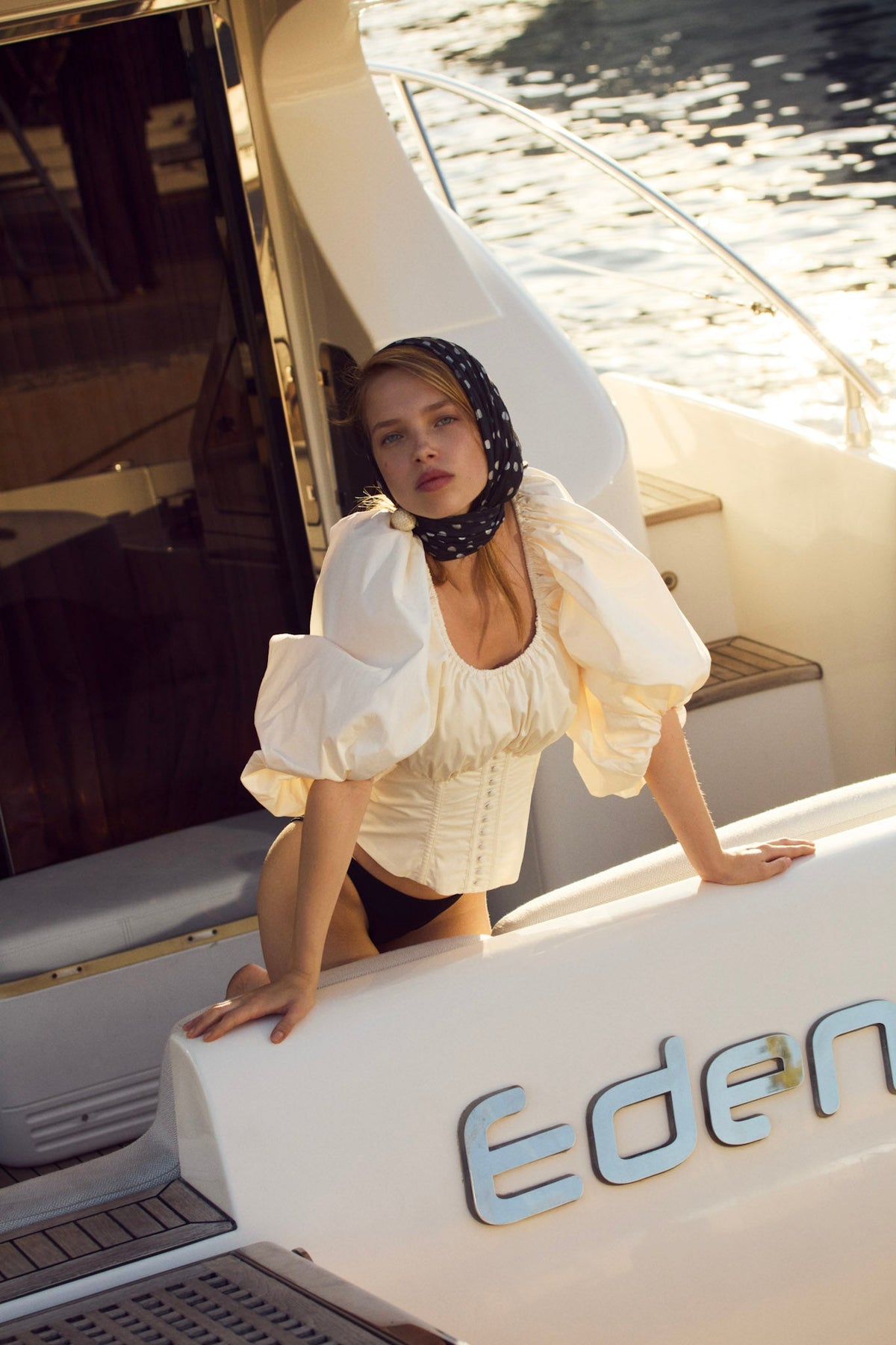 Marion Blouse Cream - For Love & Lemons